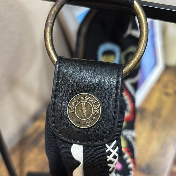 Betsey Johnson Black and Red Shoulder Bag - Picture 2 of 7